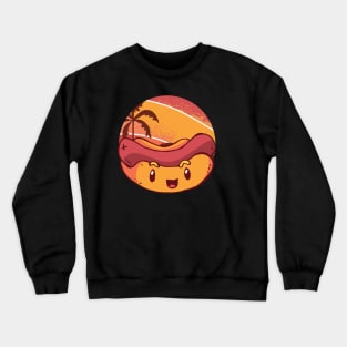 Sunset Hot Dog Crewneck Sweatshirt